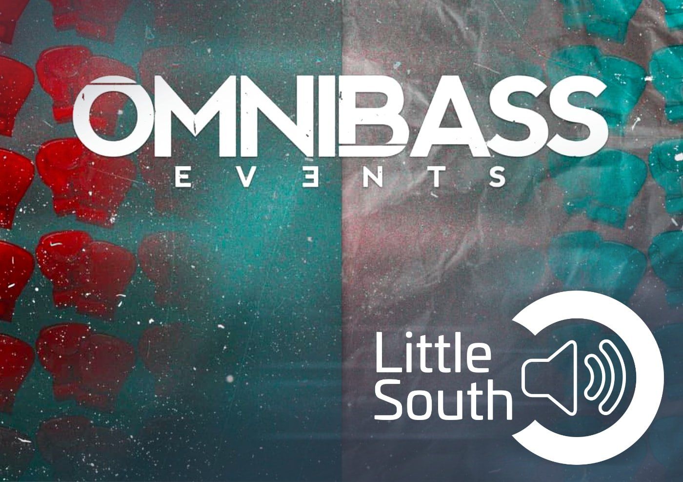 A poster for omnibass events and little south