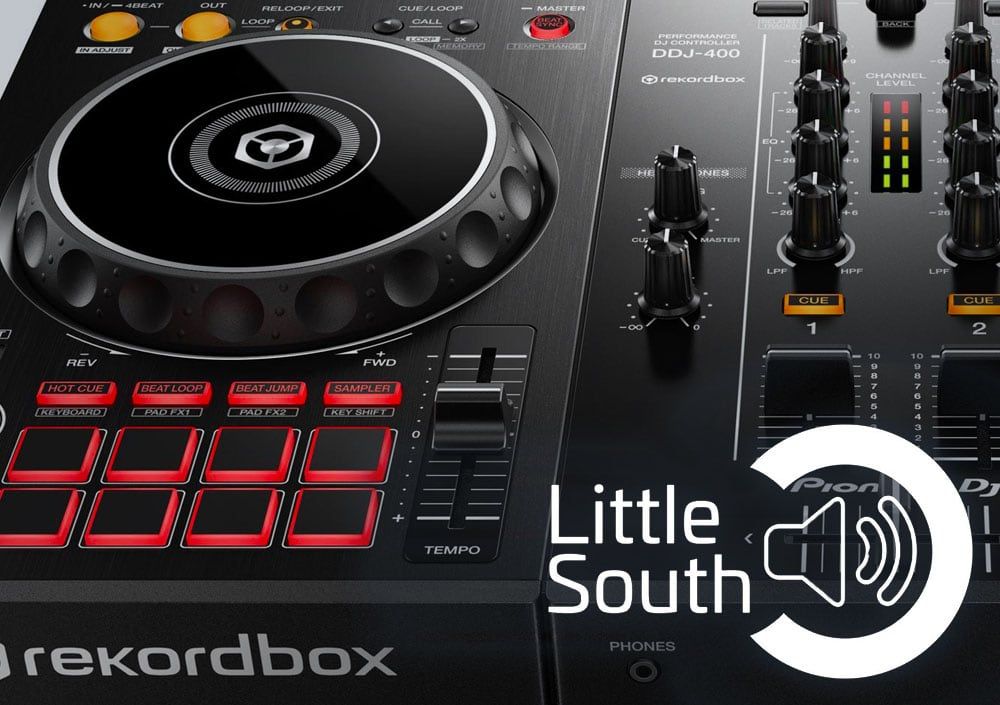 A record box with the words little south on it