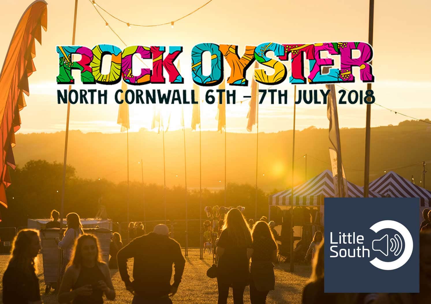 A poster for rock oyster north cornwall 6th - 7th july 2018