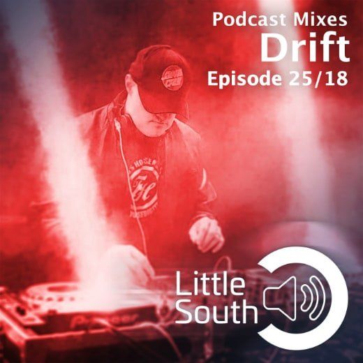 A poster for podcast mixes drift episode 25/18