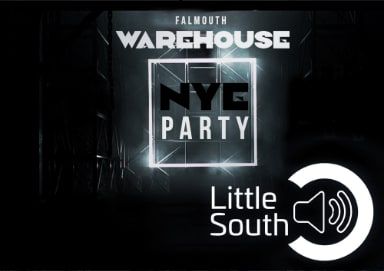 A poster for the falmouth warehouse nye party