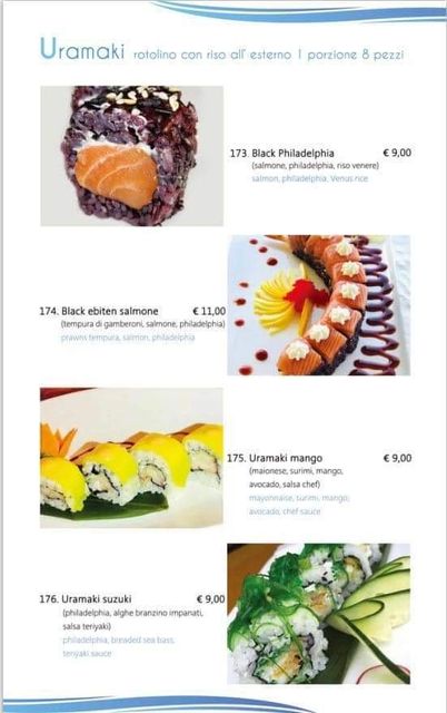 menu marina sushi
