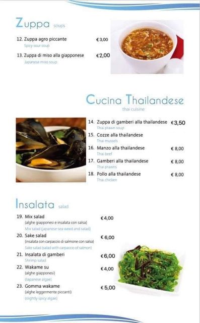 menu marina sushi