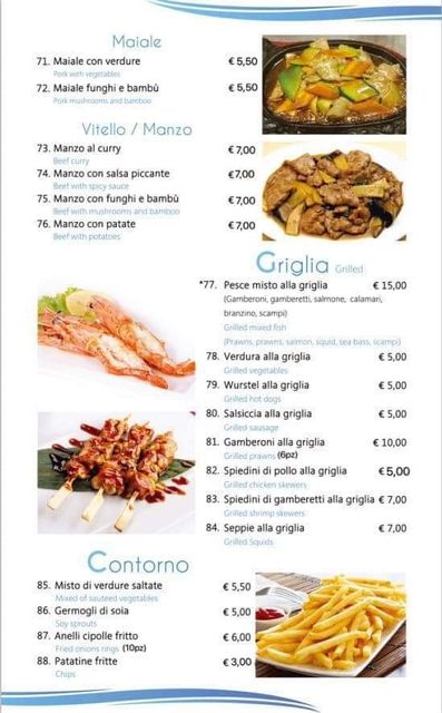 menu marina sushi