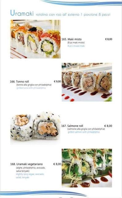 menu marina sushi
