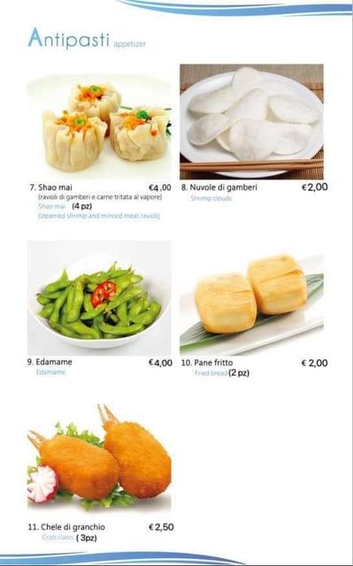 menu marina sushi