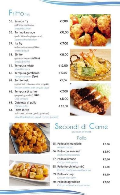 menu marina sushi
