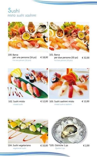 menu marina sushi
