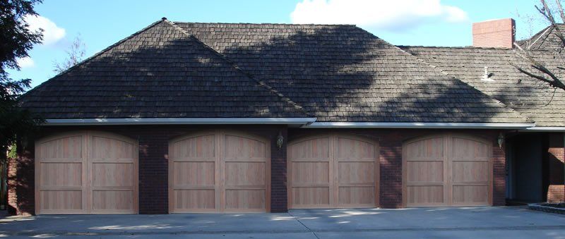4 Door Brick After — Diamond Springs, CA — Sierra Nevada Overhead Door