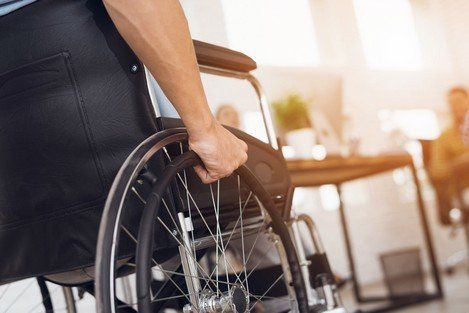 Personal Injury Lawyer — Man Seat On His wheel Chair in Poca, WV Personal Injury Lawyer — Man Seat On His wheel Chair in Poca, WV