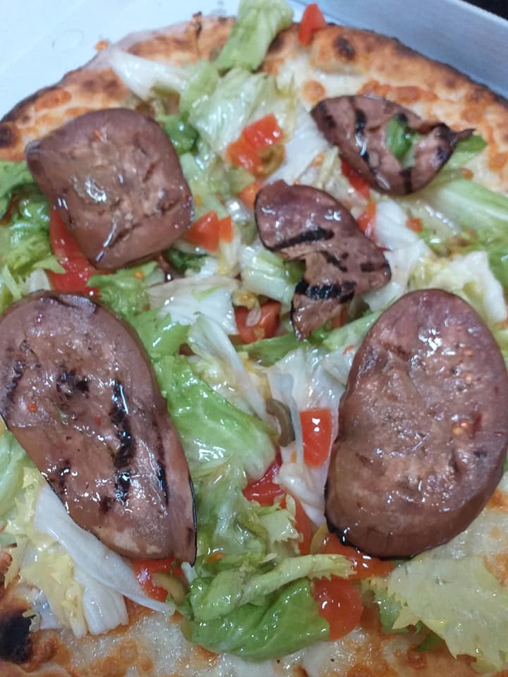 pizza con bresaola