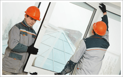 experienced glaziers installed double glazed windows for a property