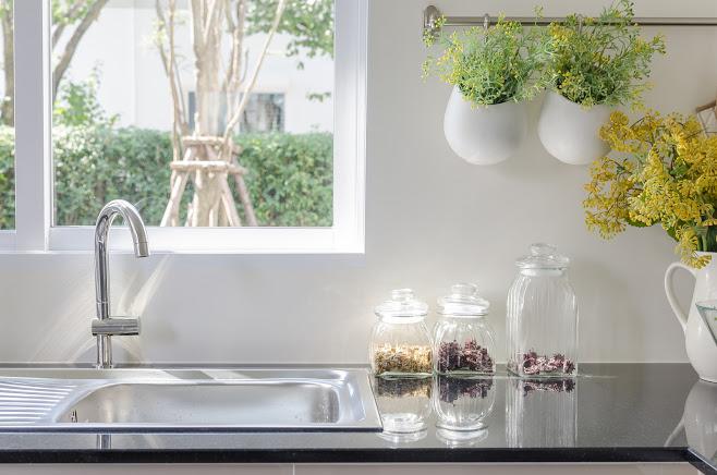 Modern Sink with Flower — Sacramento, CA — Bob's Glass Modern Sink with Flower — Sacramento, CA — Bob's Glass