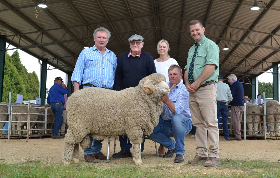 five peoples with the sheep