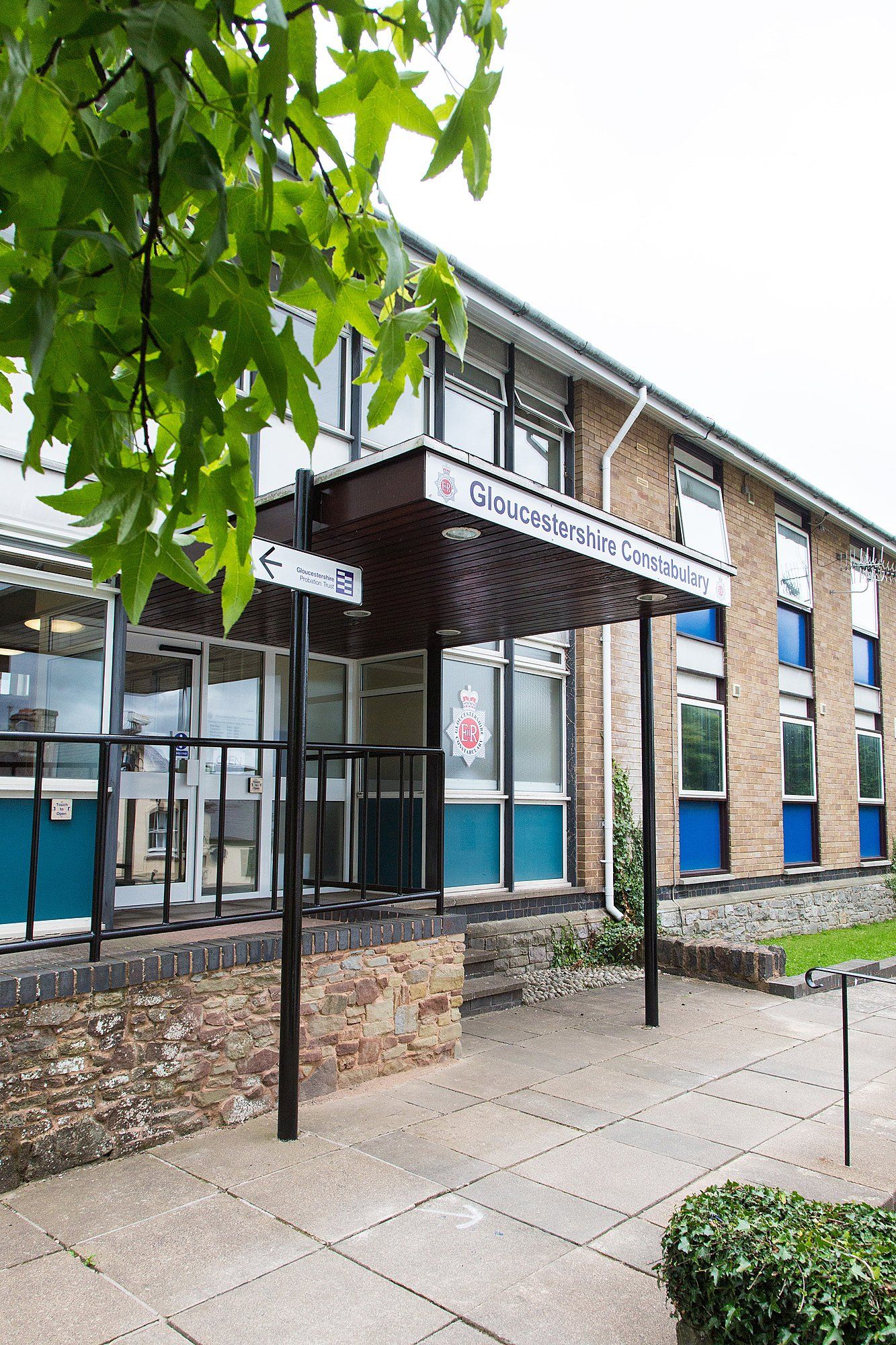 Coleford police station entrance outside view Refurbishment and Fit-Out