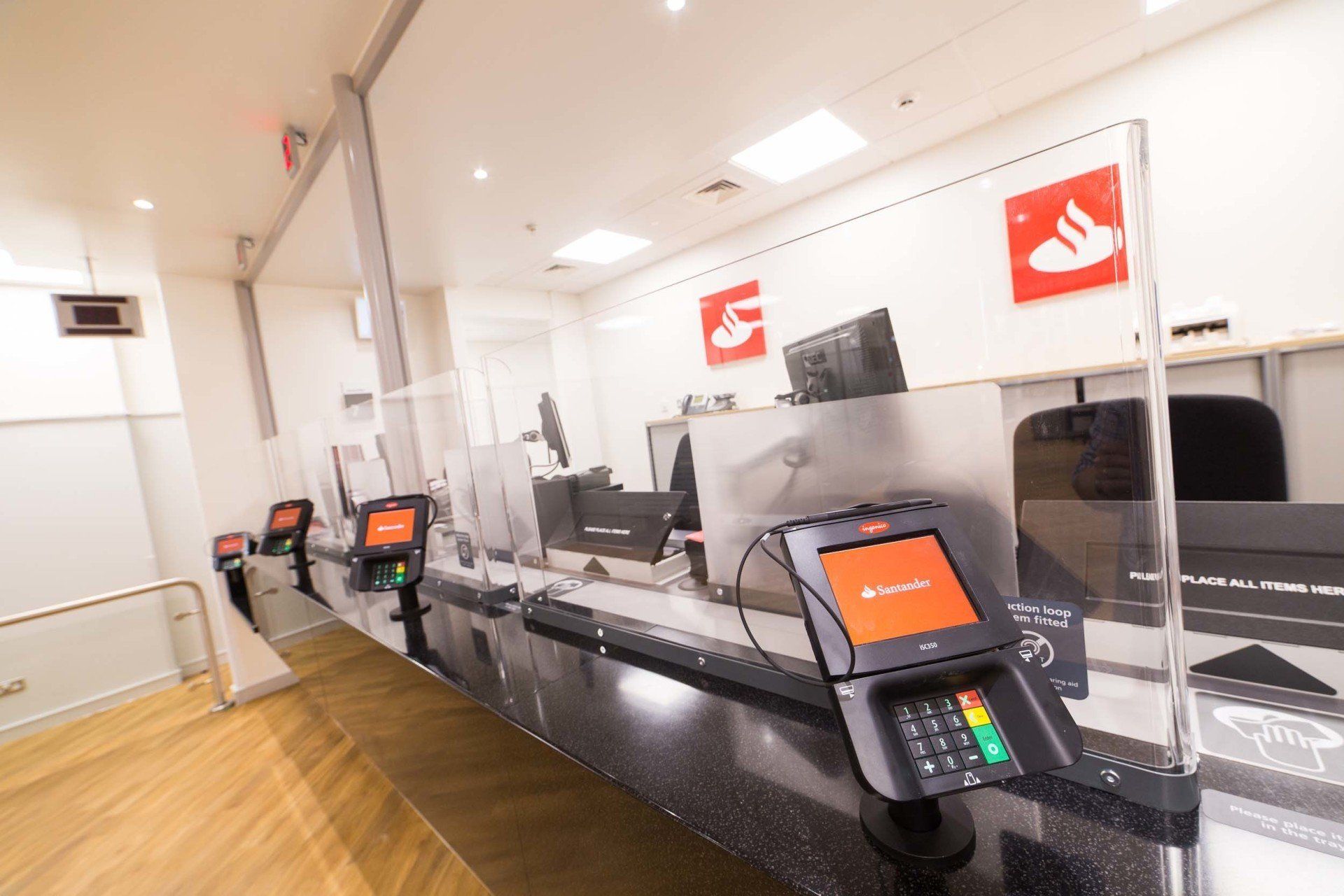 Santander reception Office Refurbishment and Fit-Out Milton Keynes