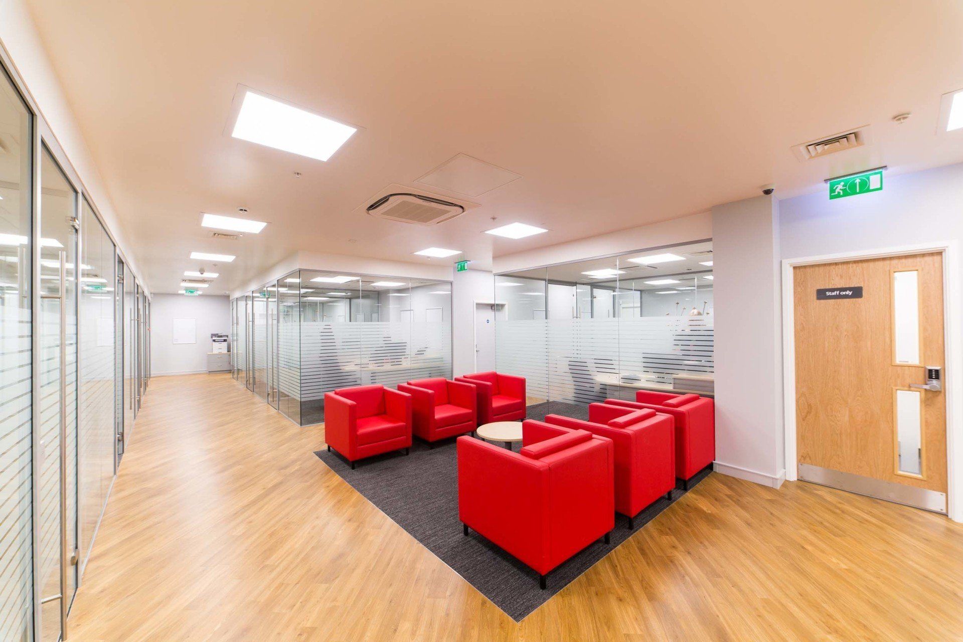 Santander waiting area Office Refurbishment and Fit-Out Milton Keynes