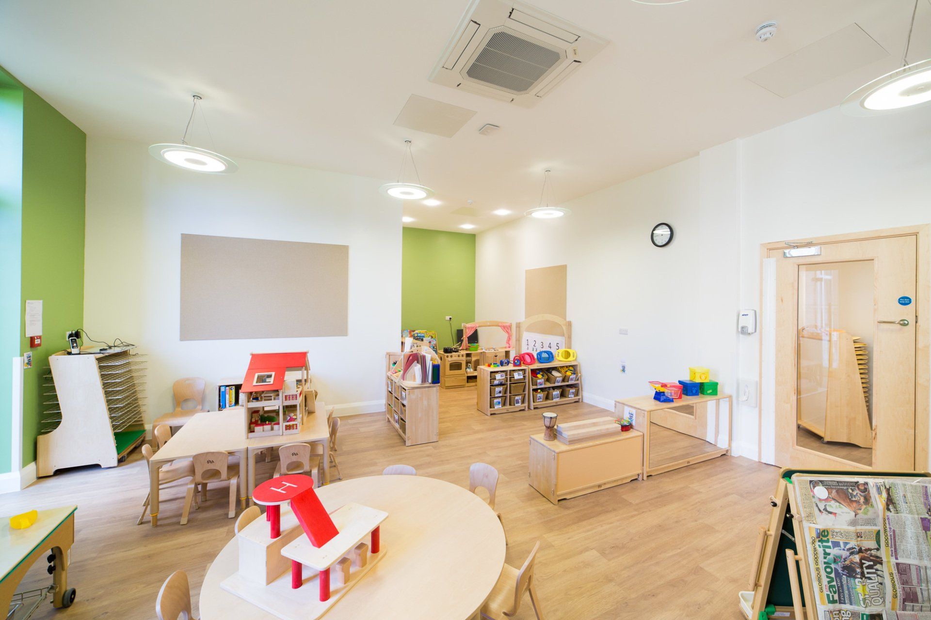 UCAS Nursery and Pre-School interior play area Remodelling part of an existing building to