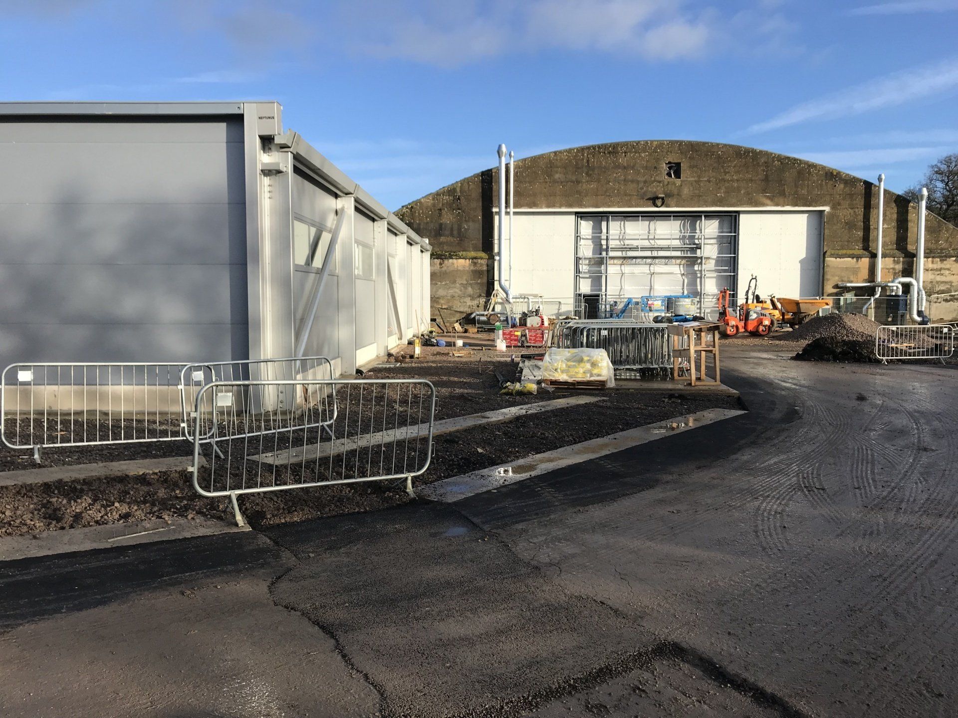 Office and Battery unit exterior Wiltshire