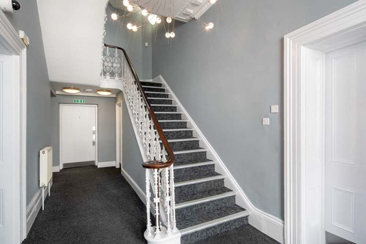 University of Bristol Whiteladies road staircase office refurbishment