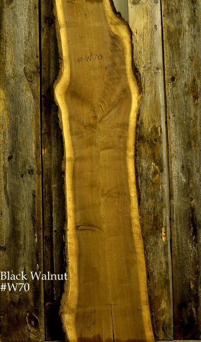 black walnut live edge slabs for sale in Bexley, Ontario.
