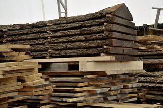  Black Walnut lumber From Knots & Steel Sawmill In Bexley.