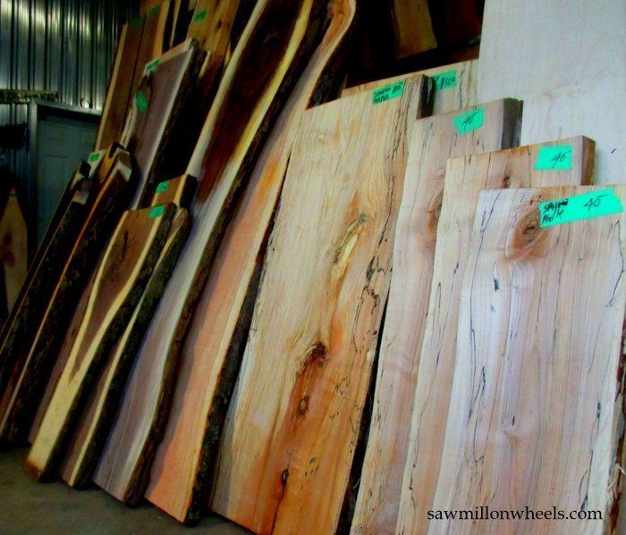 Spalted Maple live edge wood for sale Halliburton , Ontario.