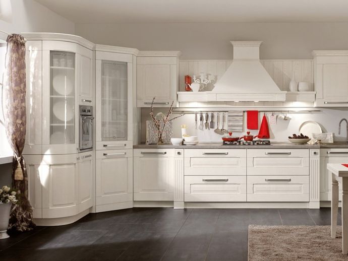 cucina bianca classica