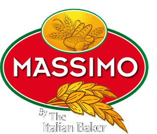 A logo for massimo by the italian baker