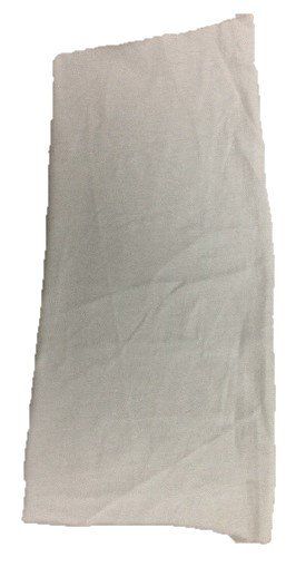 A piece of white rag