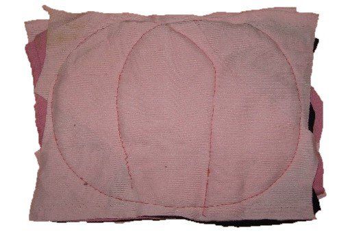 A piece of pink rag