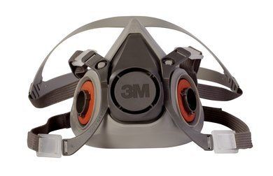 A 3m half face mask is shown on a white background.