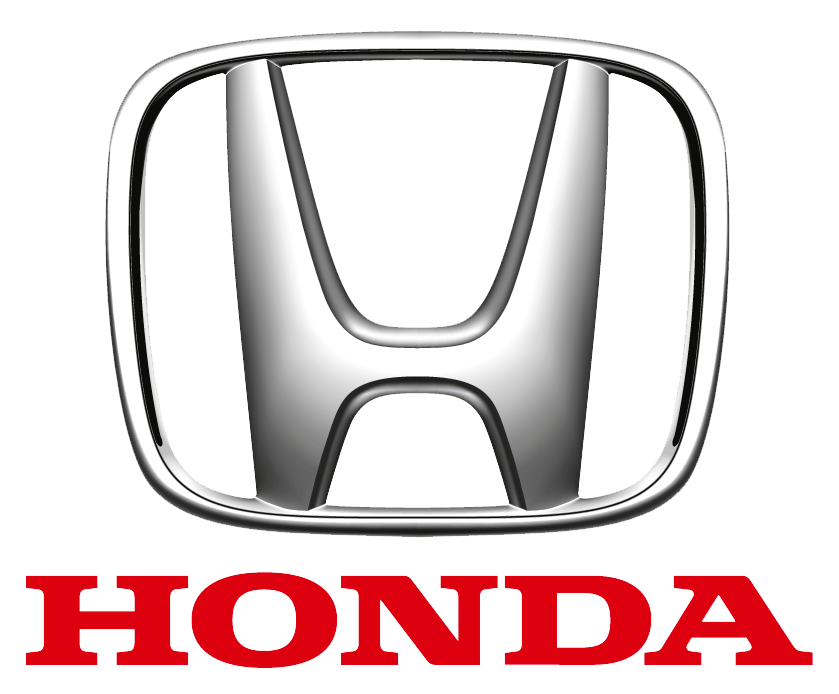 The honda logo is shown on a white background.