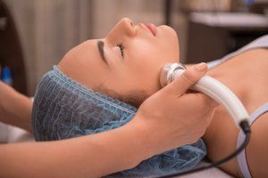 laser treatment on face