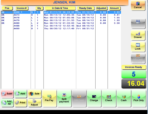 POS Software for Cleaners