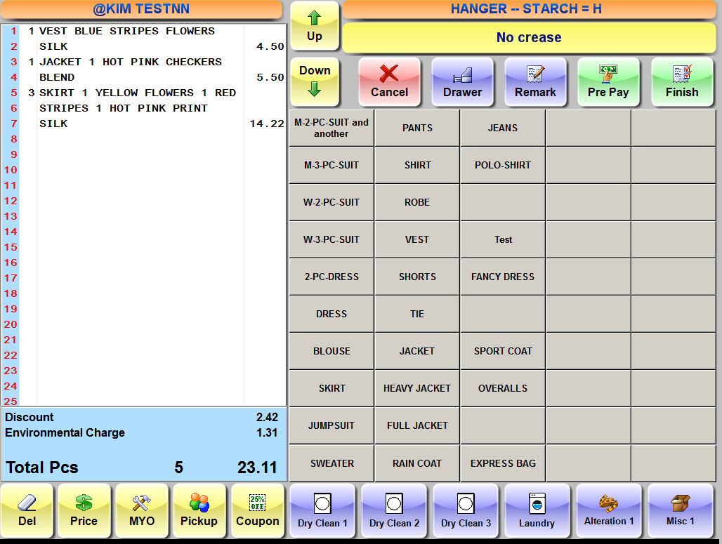 Dry Cleaner Software for Windows