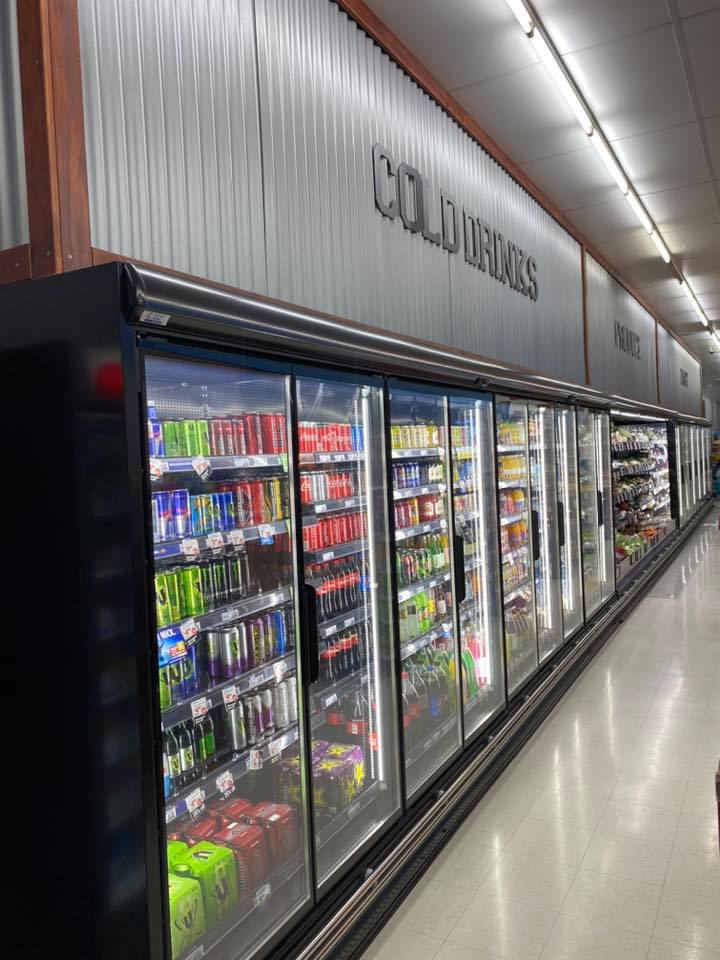 Glass Door Commercial Refrigerator — Refrigeration & Air Conditioning in Kempsey, NSW