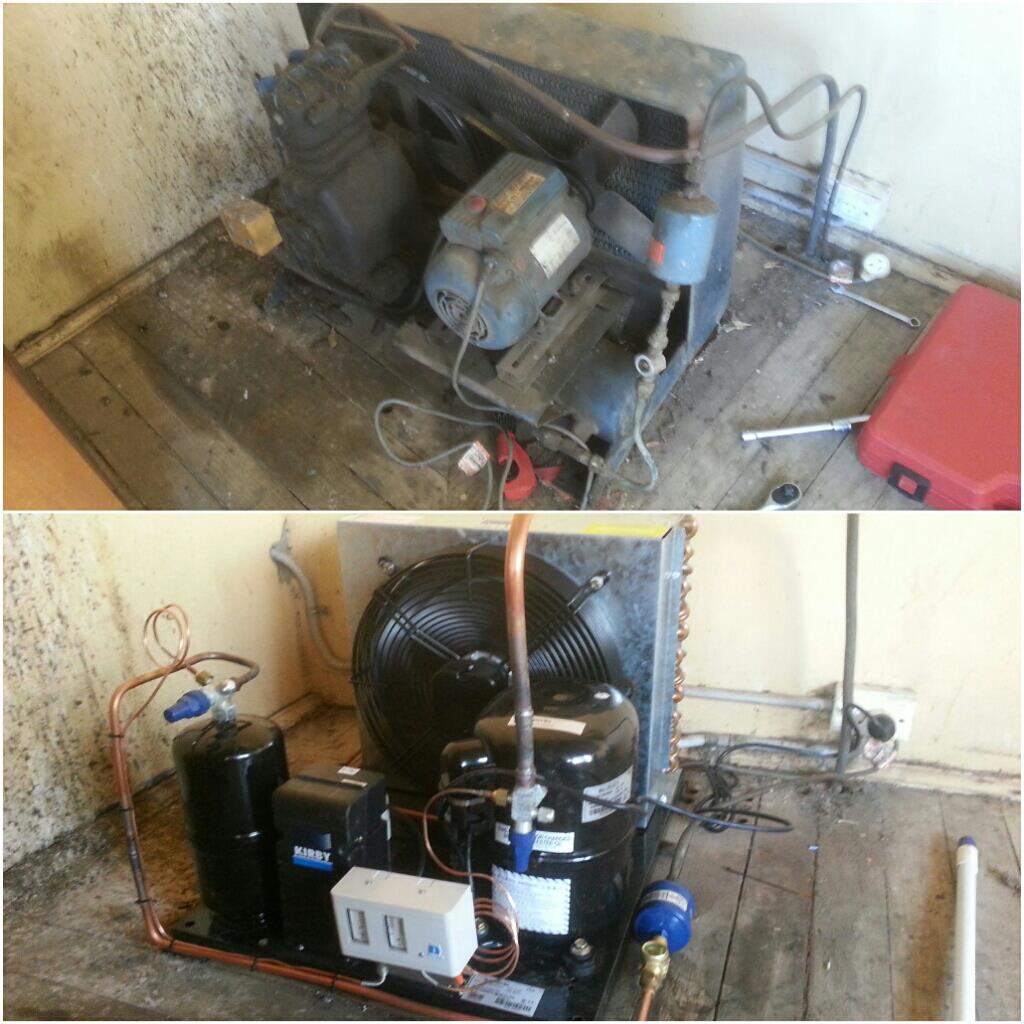 Air Conditioning System Before and After Repair — Refrigeration & Air Conditioning in Kempsey, NSW
