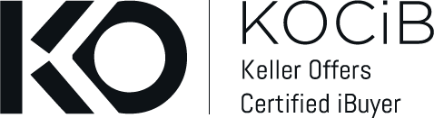 KOCiB logo with black “KO” icon and the words “Keller Offers Certified iBuyer” on white background