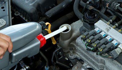 Oil and filter replacement, levels check