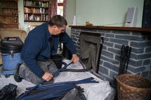Chimney sweeping services from A Swift Sweep Chimney being swept