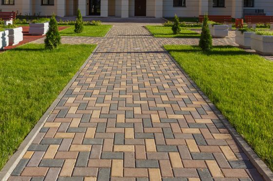 Brick Patios — Colorful Cobblestone Road Pavement in Morris Plains, NJ