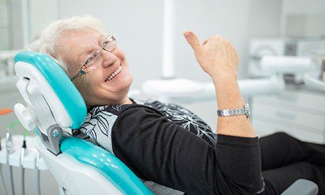 Smiling Senior with Beautiful Teeth — Richardson, TX — Mark L. Ethridge, DDS