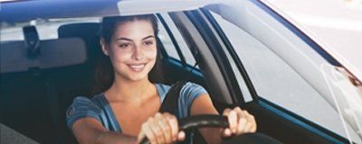 driving with fixed windshield