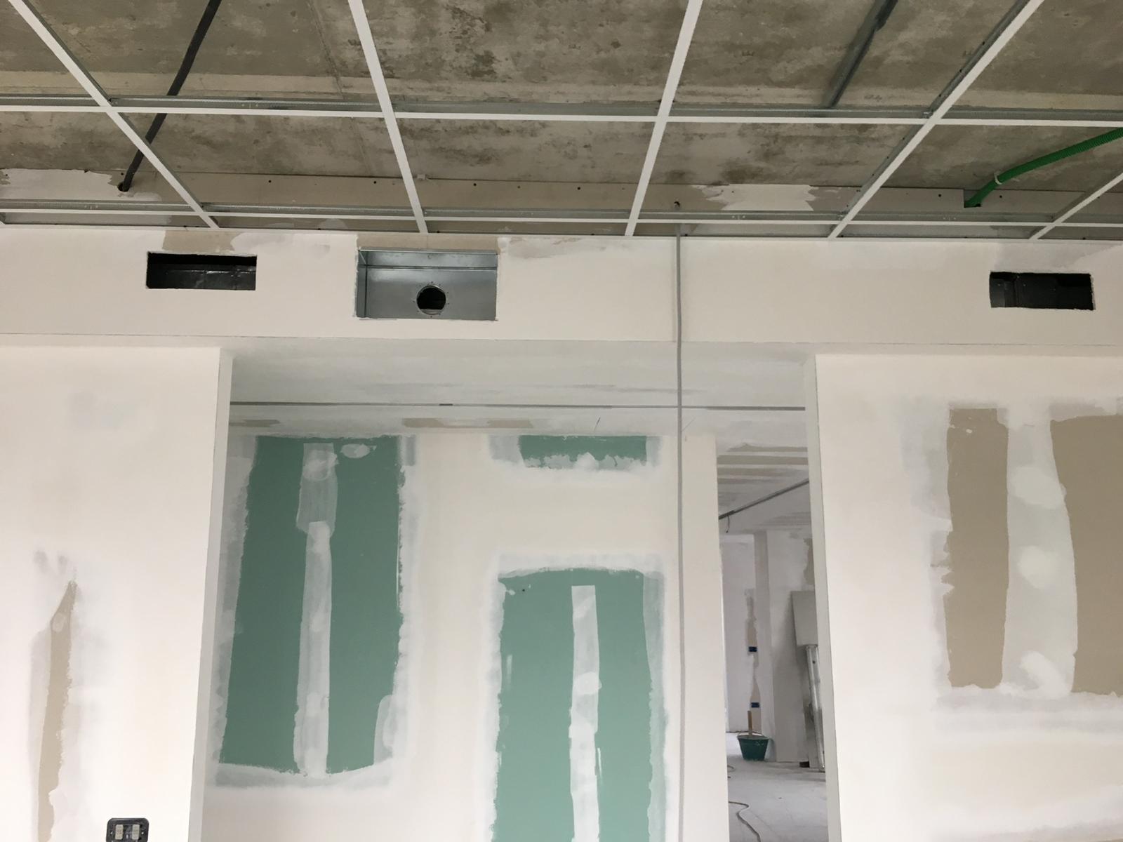 realizzazione di opera in cartongesso