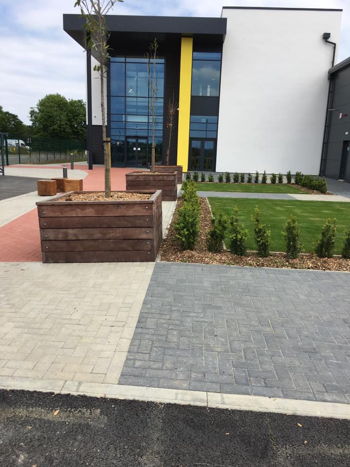driveway laying