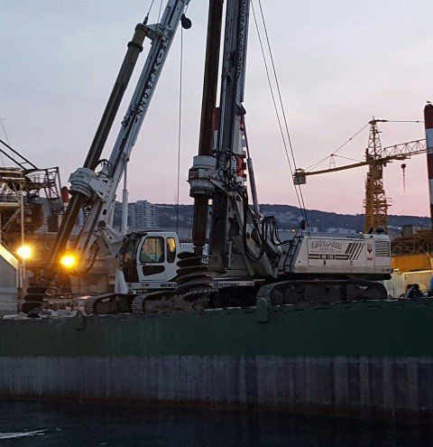 Trivellazione del fondale marino