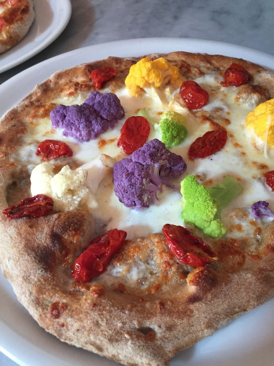 Pizza con broccoli