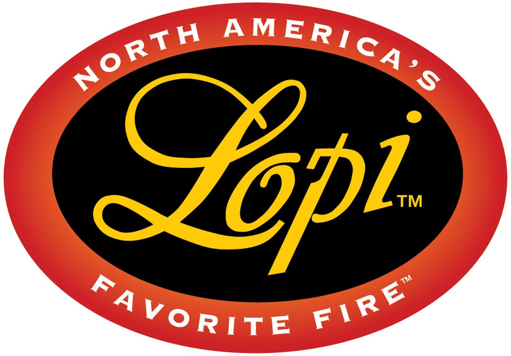 Lopi logo: Gold cursive