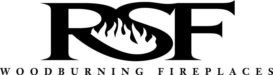 Logo for RSF Woodburning Fireplaces: Letters 